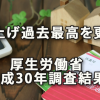 賃上げ過去最高を更新～厚生労働省の平成30年調査結果から