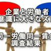 企業と労働者の意識に大きなズレ～「同一労働同一賃金」アンケート結果