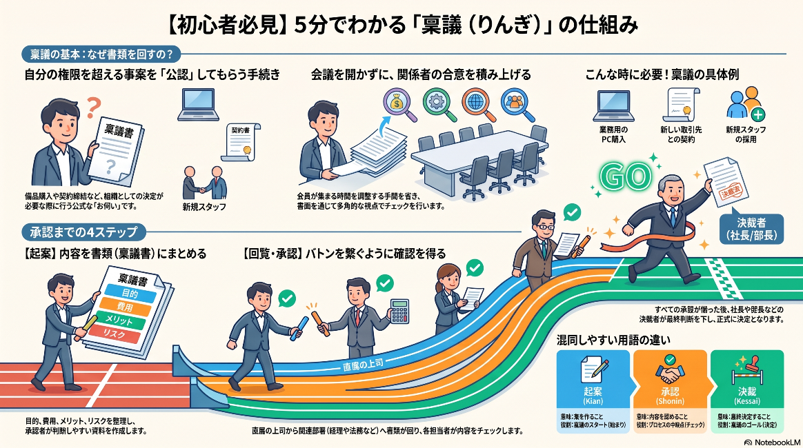 稟議ガイド インフォグラフィックス